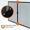 Fireplace Glass Doors Linear Aluminum Size No 4 Black SL-4014BL - alternate 5